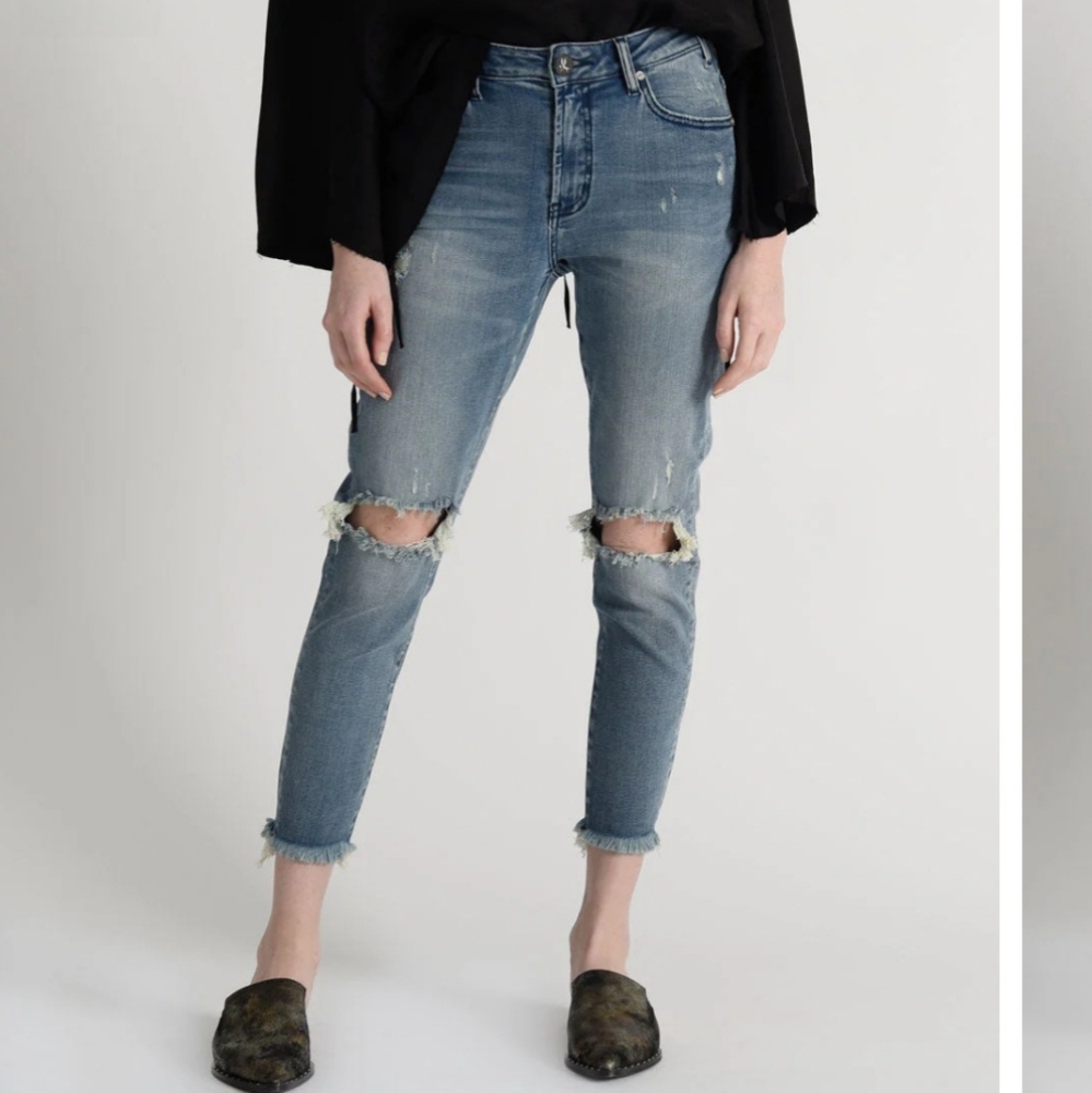 EUC One Teaspoon Freebirds II High Waisted Skinny Jean, Cobaine color, Sz 29